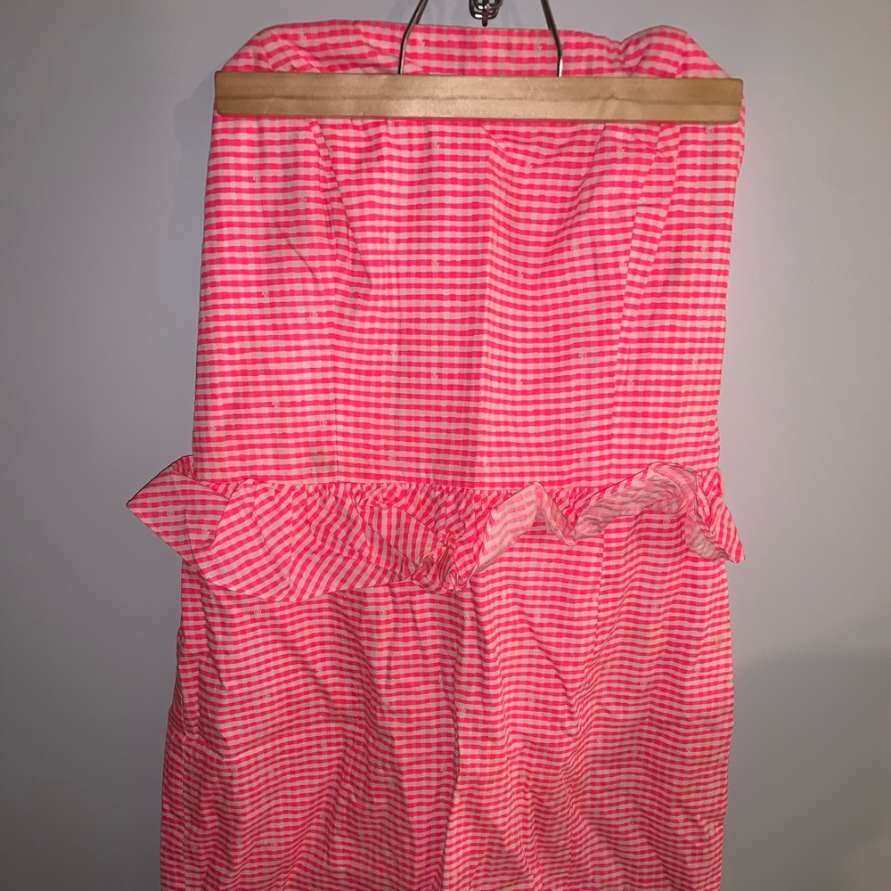 BNWT Lilly Pulitzer Lowe Dress in Pink Gingham